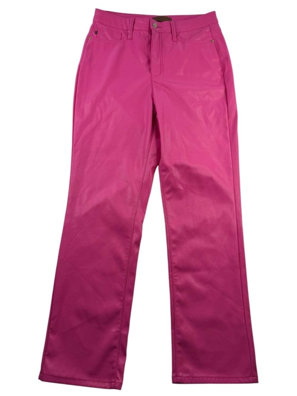 Judy Blue Hot Pink Faux Leather Pants